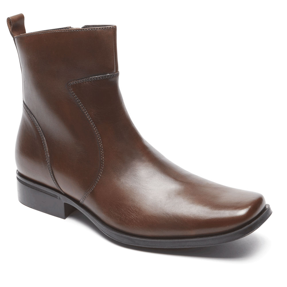 Botas Rockport Hombre Mexico - Altos Trend Toloni Marrom - JEZGP8075